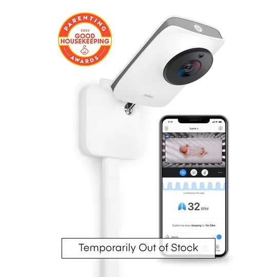 Baby monitor camera 2024 with breathing sensor