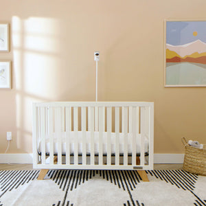 Miku Pro Smart Baby Monitor with Wall Mount and Floor Stand